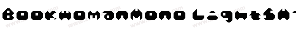 BookwomanMono LightSH字体转换